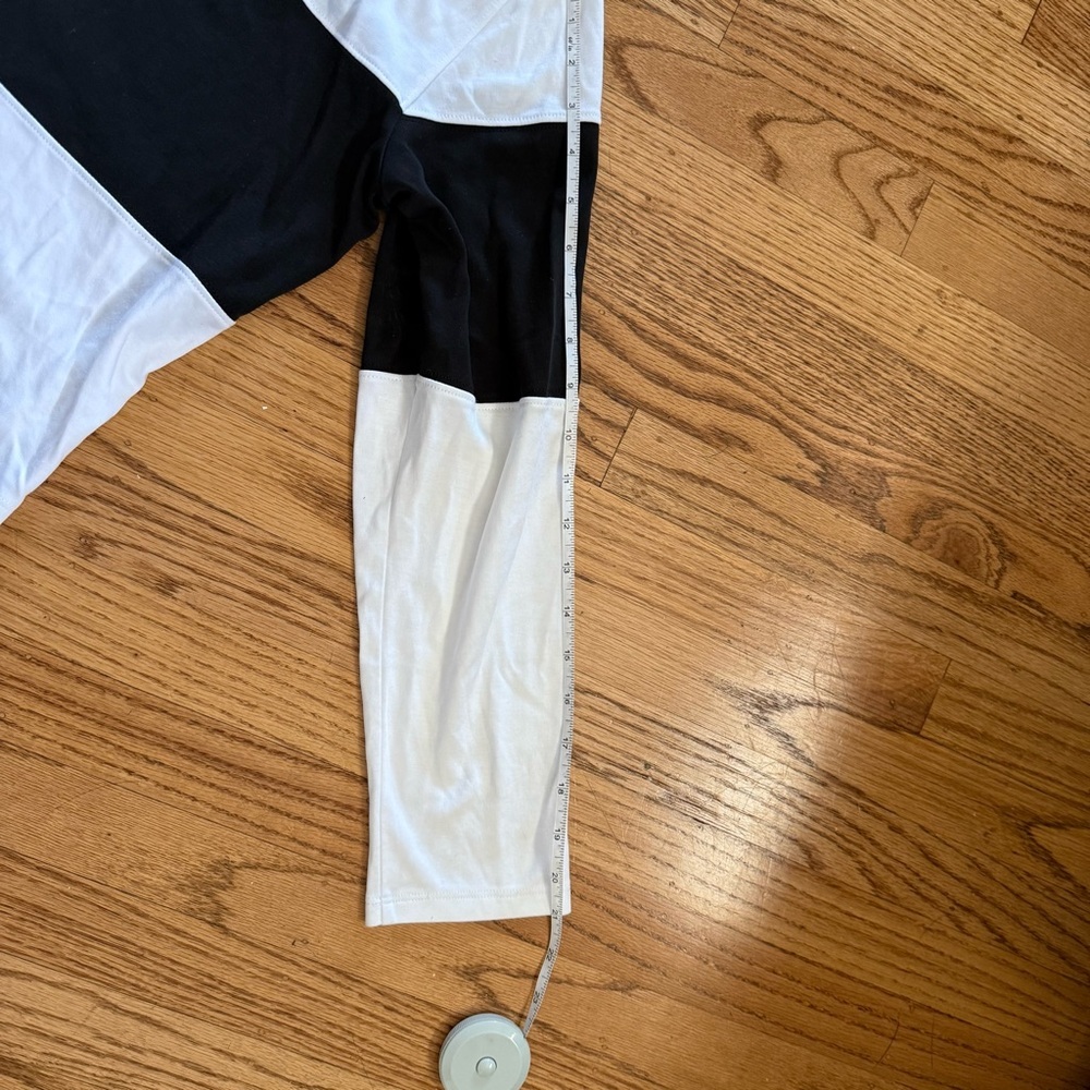THEORY Crop Rugby Shirt – White/Black – Size M ✨ - Picture 10 of 10